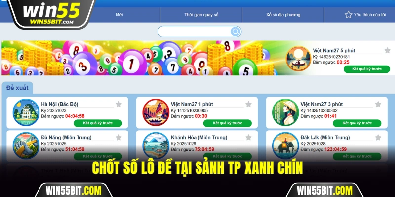 Chốt lô đề thú vị tại sảnh TP