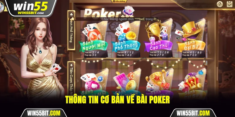 Đôi nét cơ bản về game bài Poker Win55