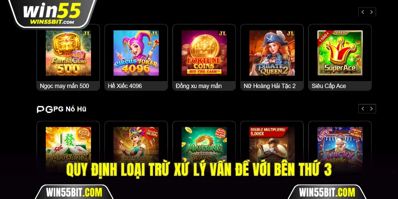 Quy định loại trừ xử lý vấn đề với bên thứ 3